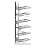 META Regalbau 77631 Aktenregal-Anbaumodul (B x H x T) 756 x 1850 x 336mm Stahl pulverbeschichtet Lichtgrau Metallboden