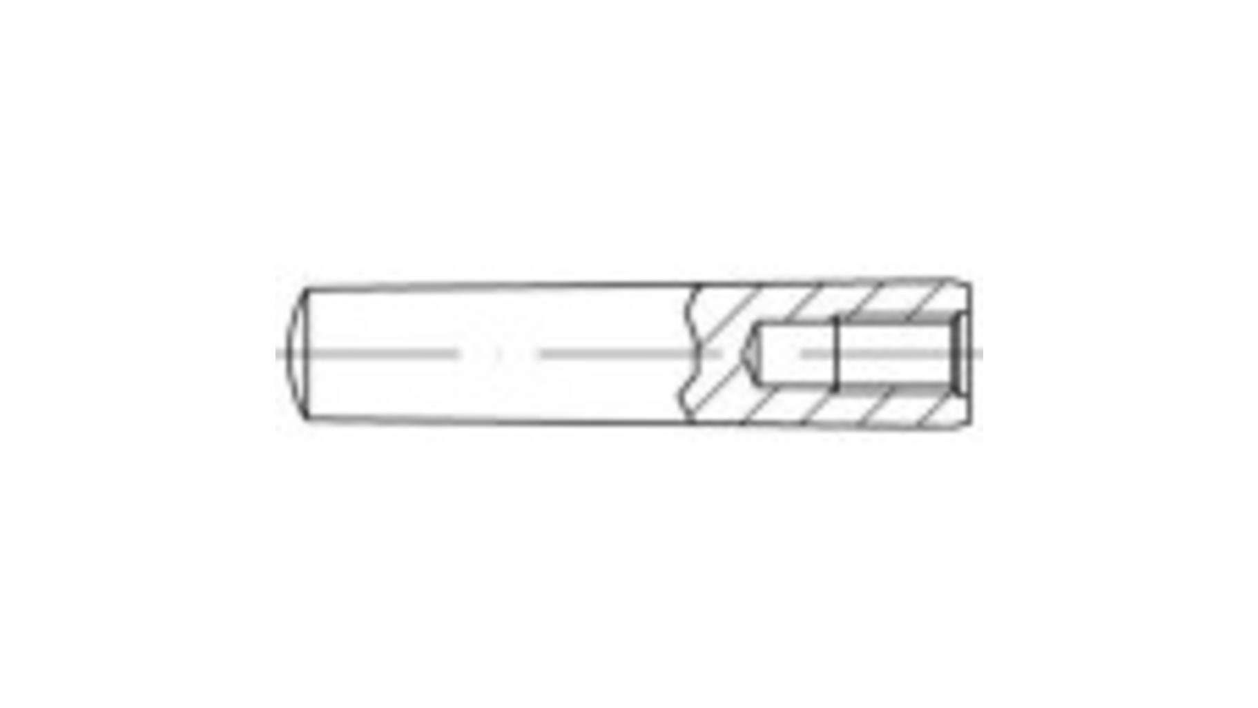 10 Kegelstifte 12x85 - DIN 258 - mit Gewindezapfen - blank | 12 mm | 85 mm | 10 Stück | 2193 12 085 10 Kegelstifte 12x85 - DIN 258 - mit Gewindezapfen - blank | 12 mm | 85 mm | 10 Stück | 2193 12 085