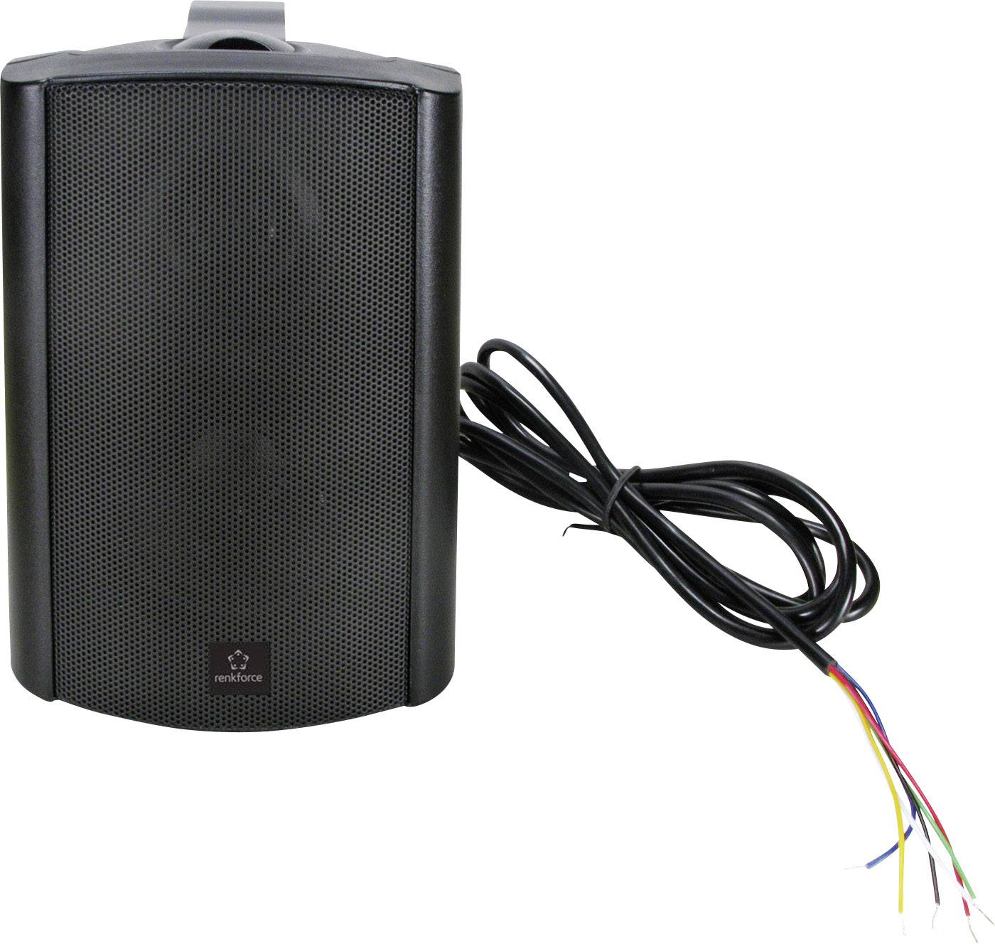 Renkforce IO-40 ELA-Lautsprecherbox 4W IP34 Schwarz 1 Paar