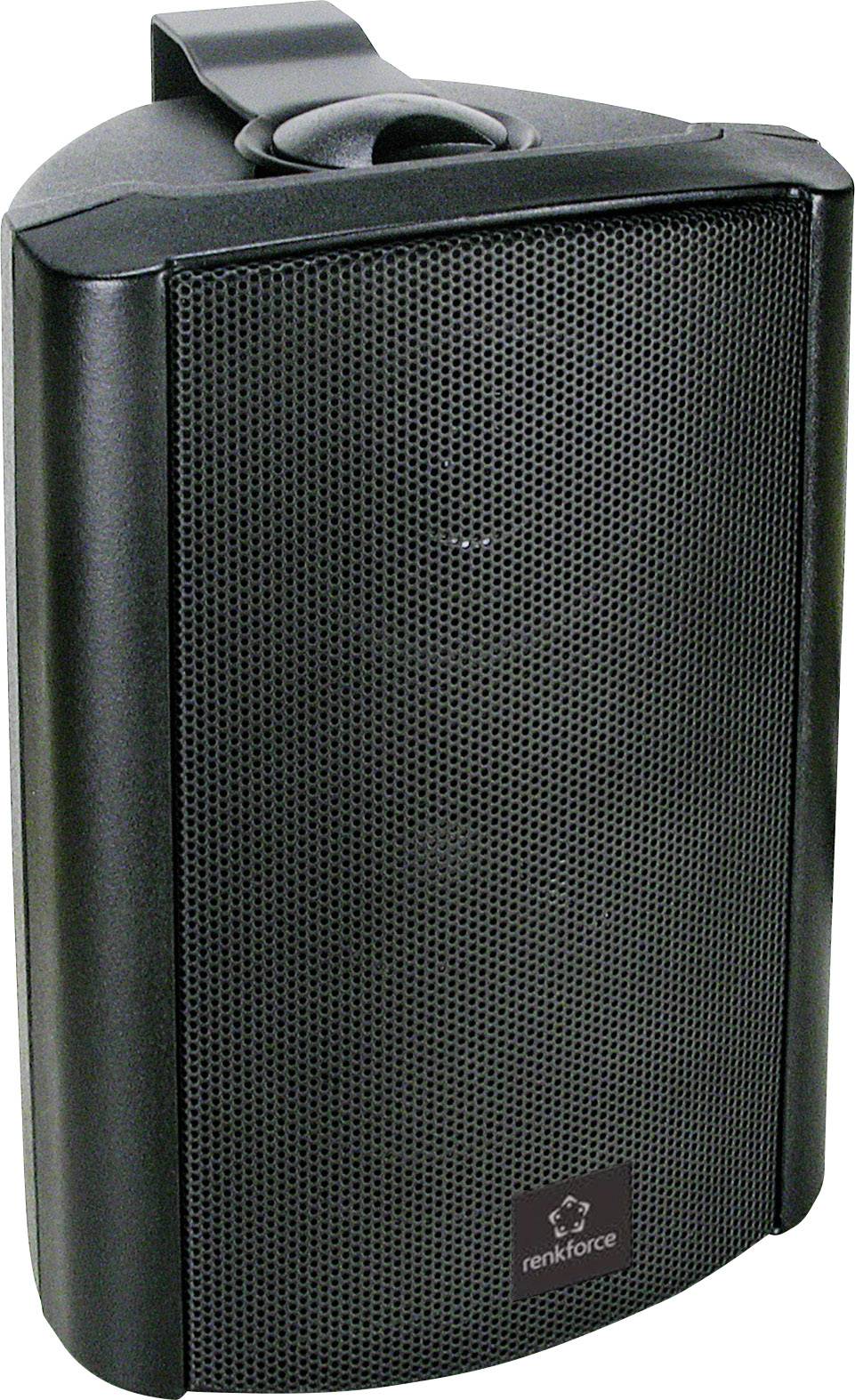 Renkforce IO-40 ELA-Lautsprecherbox 4W IP34 Schwarz 1 Paar