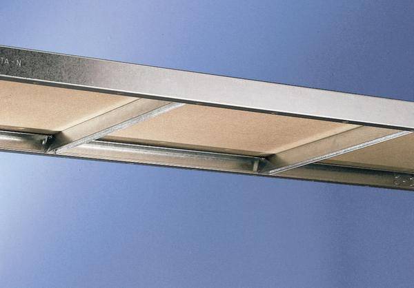 META Regalbau 51237 Weitspannregal-Anbaumodul (B x H x T) 1851 x 2200 x 650 mm Stahl verzinkt Verzinkt Holzboden