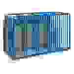 12/BL7-100-KLFO Plattenregal-Grundmodul (B x H x T) 1100 x 1250 x 2000mm Stahl kunststoffbeschichtet Enzian-Blau