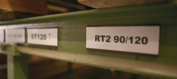 Franken C168 Etikettenrahmen (B x H) 75 mm x 50 mm Magnetfolie magnetisch Transparent 10 St.