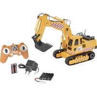 Carson RC Sport Raupenbagger 1:20 RC Einsteiger Funktionsmodell Baufahrzeug inkl. Akku, Ladegerät und Senderbatterien Carson RC Sport Raupenbagger 1:20 RC Einsteiger Funktionsmodell Baufahrzeug inkl. Akku, Ladegerät und Senderbatterien