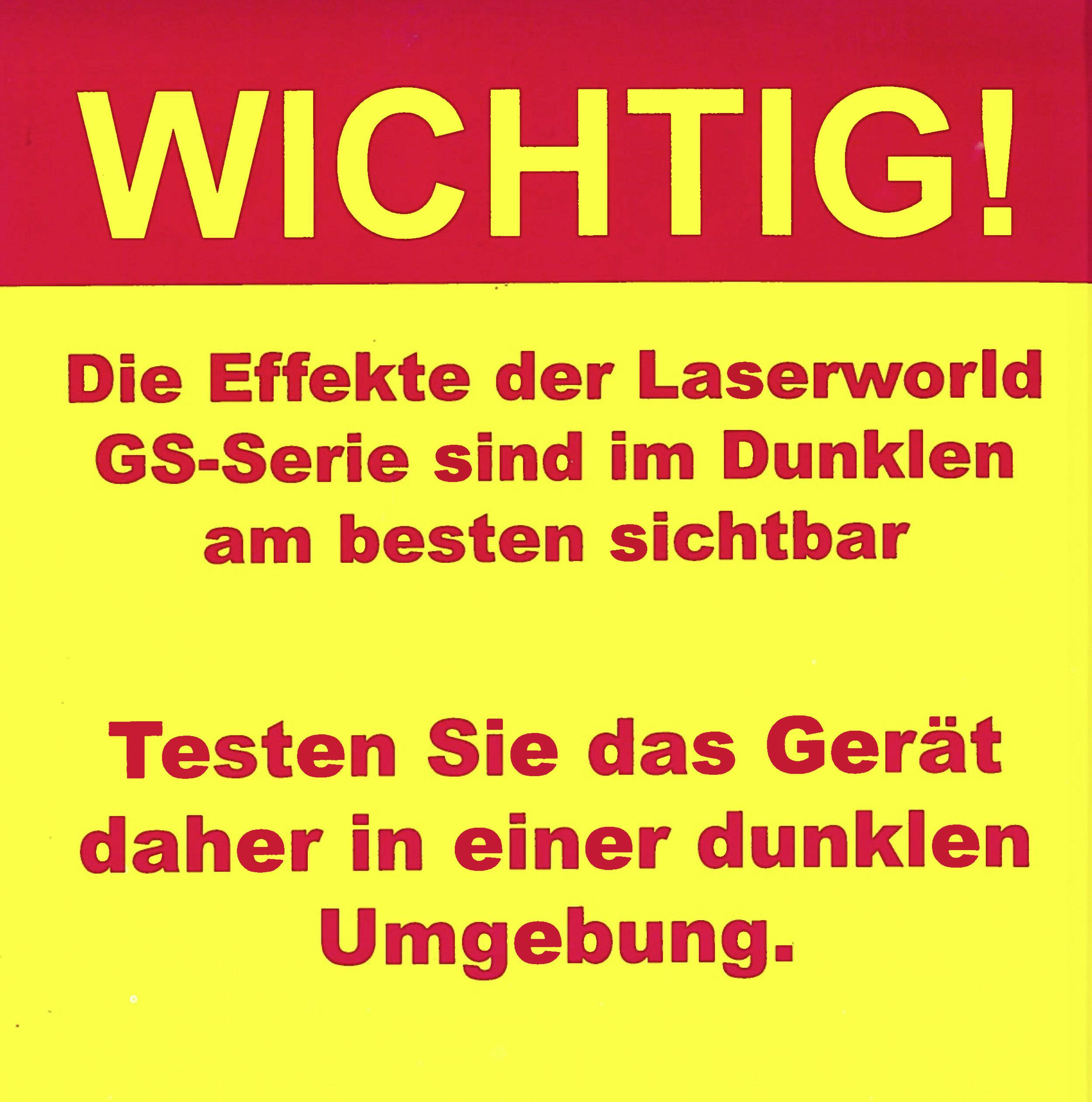 Laserworld GS-80 Garten-Laser Schwarz