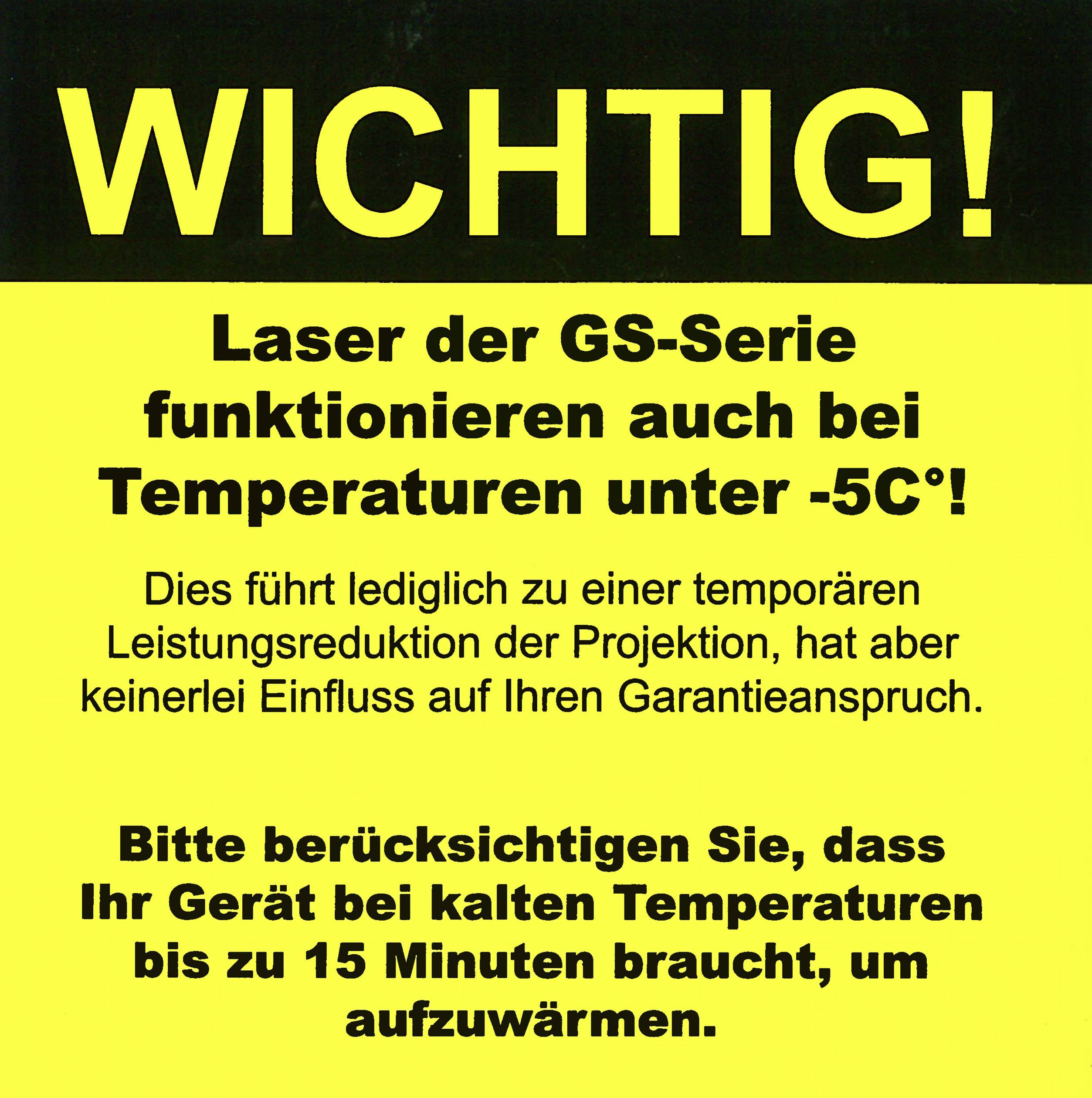Laserworld GS-80 Garten-Laser Schwarz