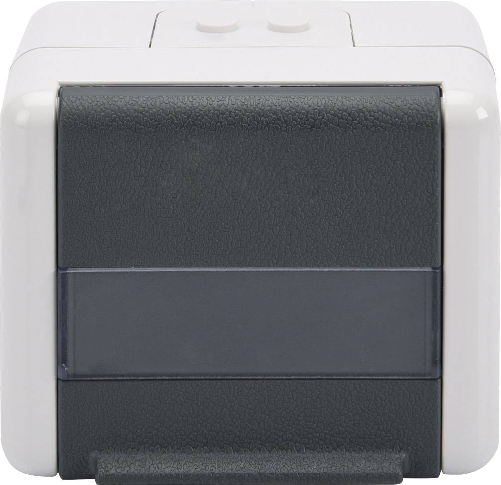 Digitus Netzwerkdose Aufputz 2 Port Grau