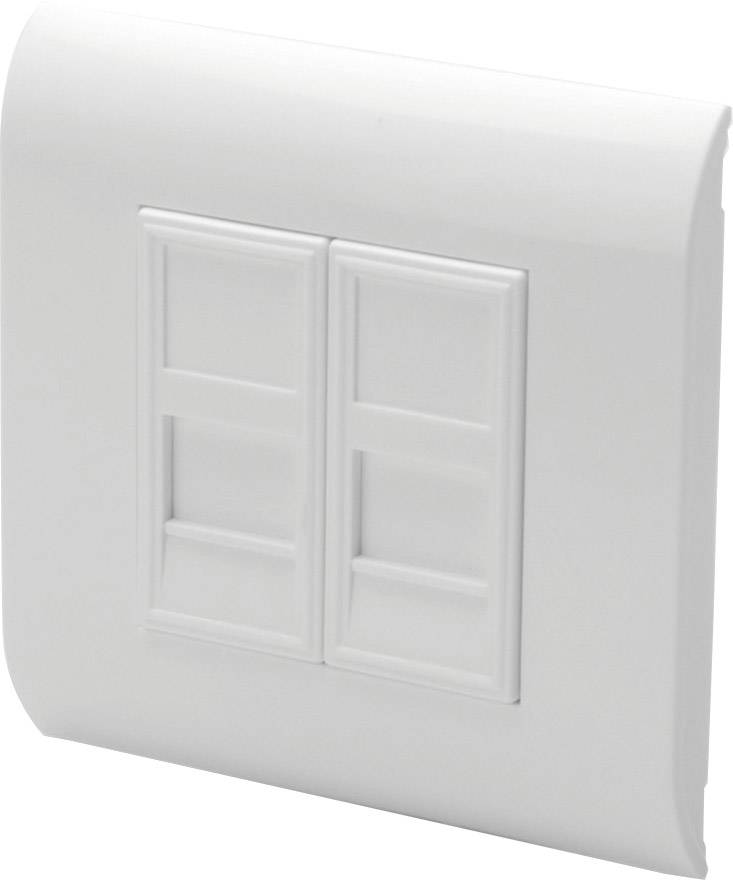 Digitus DN-93802 Keystone-Halterung 2-fach Weiß