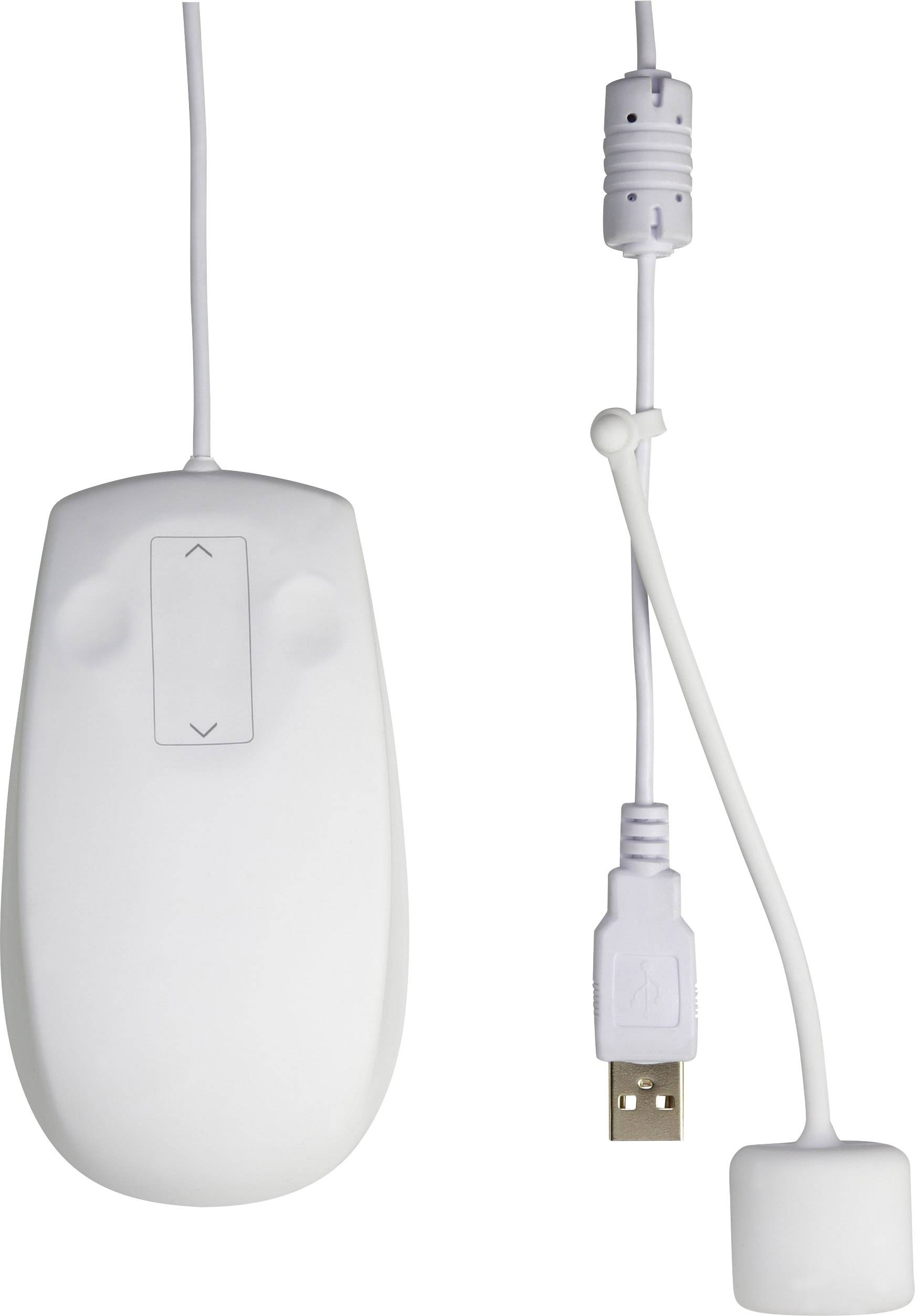 Renkforce iM-IKB720BL-WH USB Tastatur, Maus-Set Integrierter Trackball, Spritzwassergeschützt, Touch-Oberfläche, Staubgeschützt Deutsch, QWERTZ, Wi