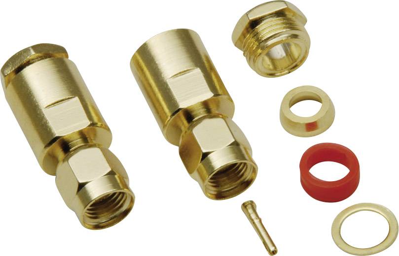 TRU Components 1579570 SMA-Reverse-Steckverbinder Stecker, gerade 50 Ω 1 St.