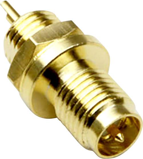 BKL Electronic 0419011 0419011 SMA-Reverse-Steckverbinder Buchse, Einbau vertikal 50Ω 1St.