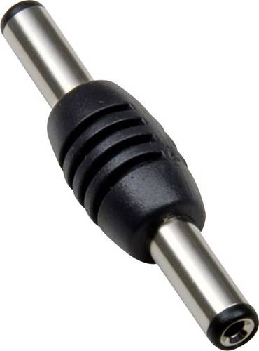 TRU Components 1582281 Niedervolt-Adapter Niedervolt-Stecker - Niedervolt-Stecker 5.5 mm 2.1 mm 5.5