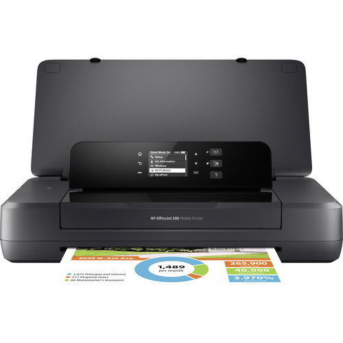 HP OfficeJet 200 Farb Tintenstrahl Drucker A4 Drucker Akku-Betrieb