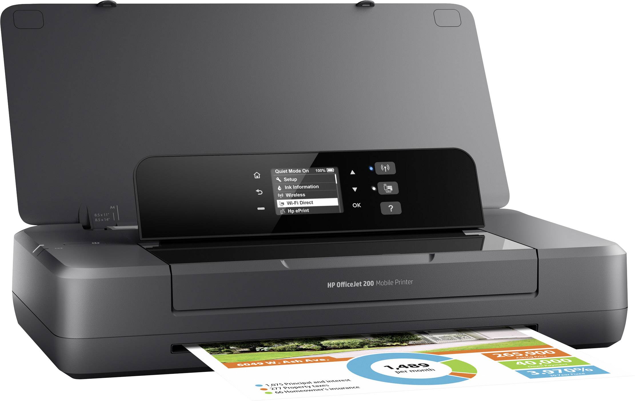 HP OfficeJet 200 Drucker Tintenstrahl Farbe A4 Drucker Akku-Betrieb