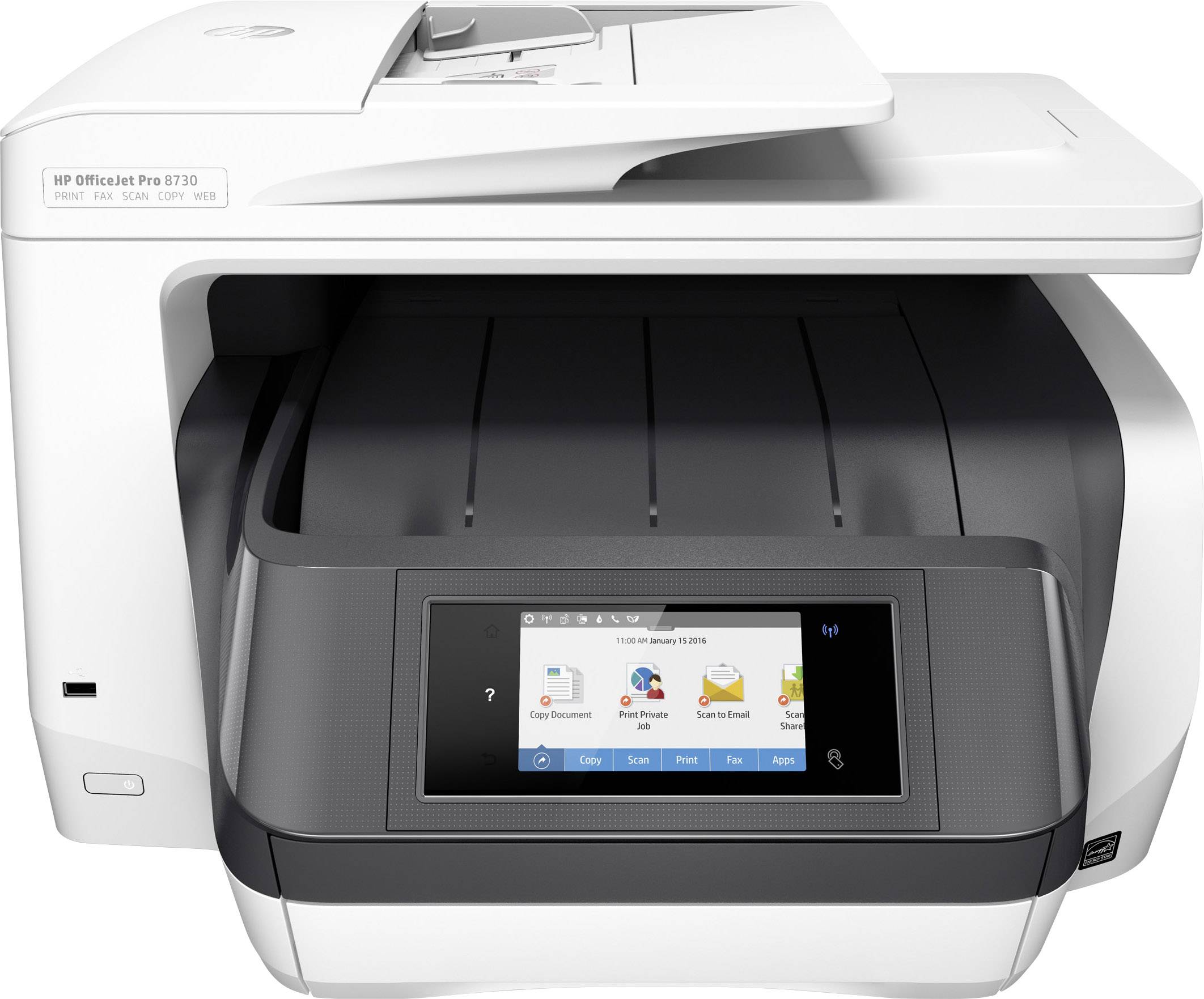 HP Officejet Pro 8730 All-in-One - Multifunktionsdrucker - Farbe - Tintenstrahl - A4 (210 x 297 mm)