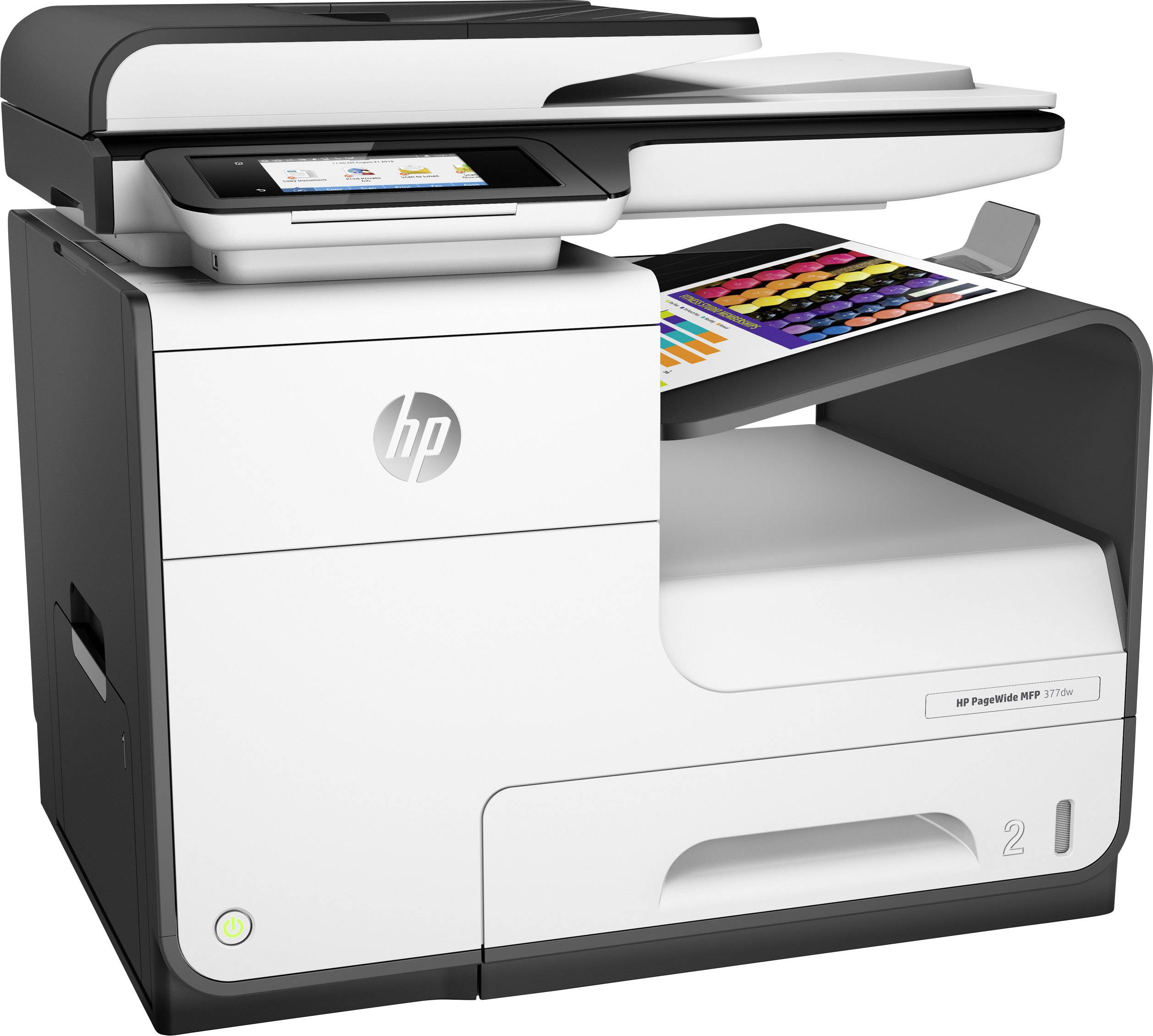 HP PageWide MFP 377dw - Multifunktionsdrucker - Farbe - seitenbreite Palette - Legal (216 x 356 mm) (Original) - A4/Lega