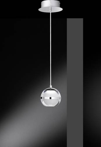 WOFI Fulton 6740.01.01.0000 LED-Pendelleuchte 6W Warm-Weiß Chrom