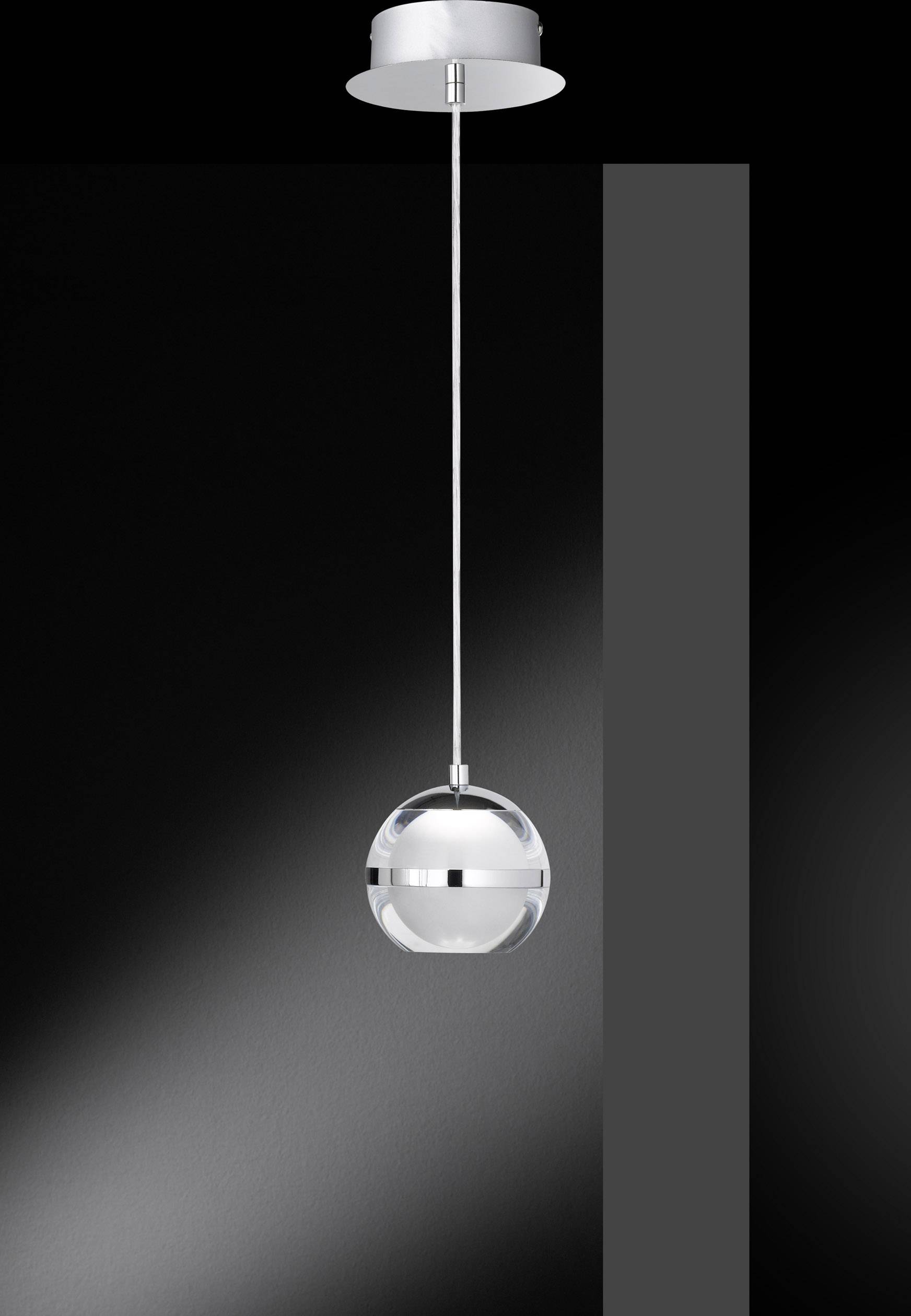 WOFI Fulton 6740.01.01.0000 LED-Pendelleuchte 6 W Chrom