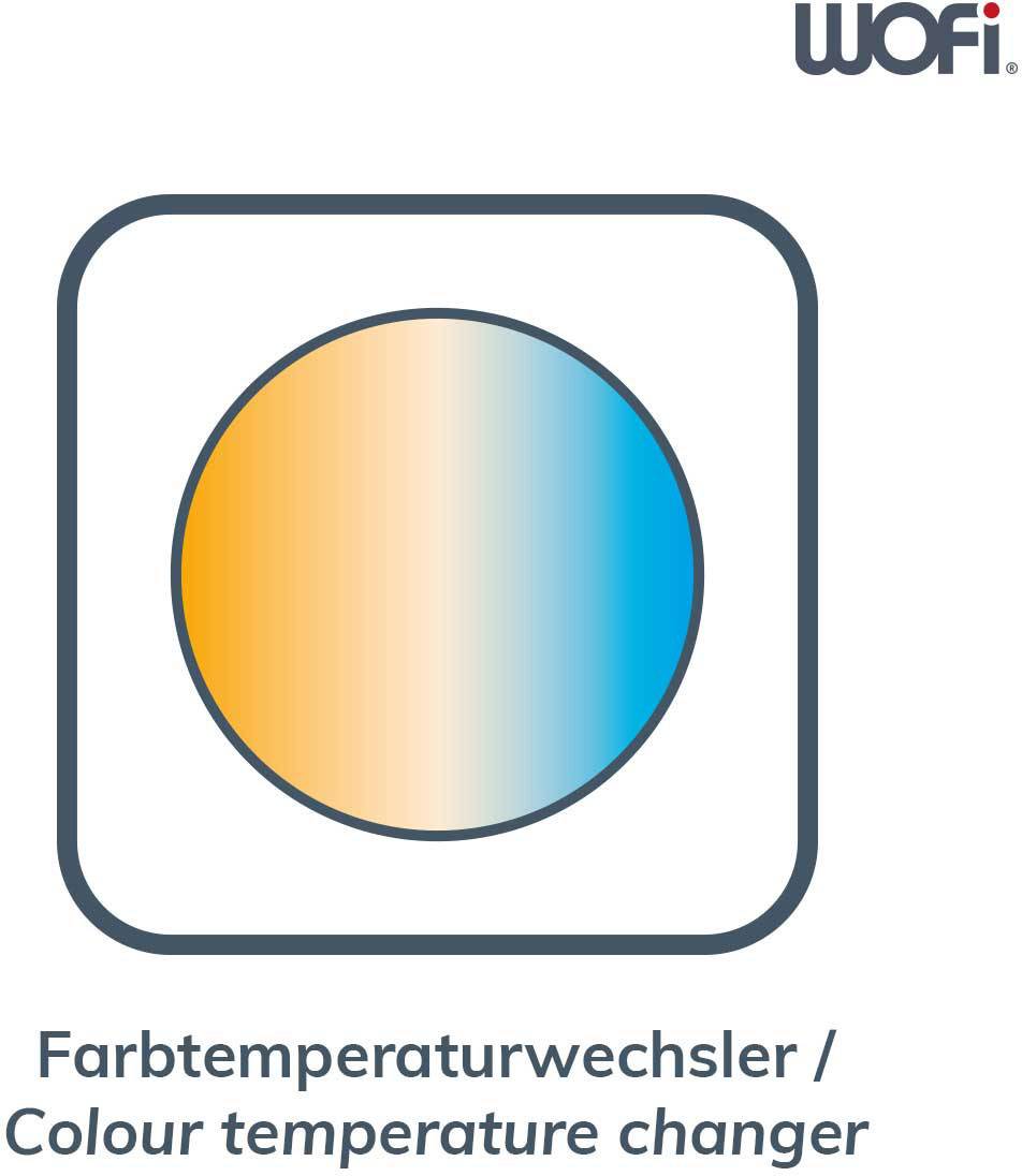 WOFI Liv 9693.01.70.5200 LED-Panel 50W Tageslichtweiß Silber