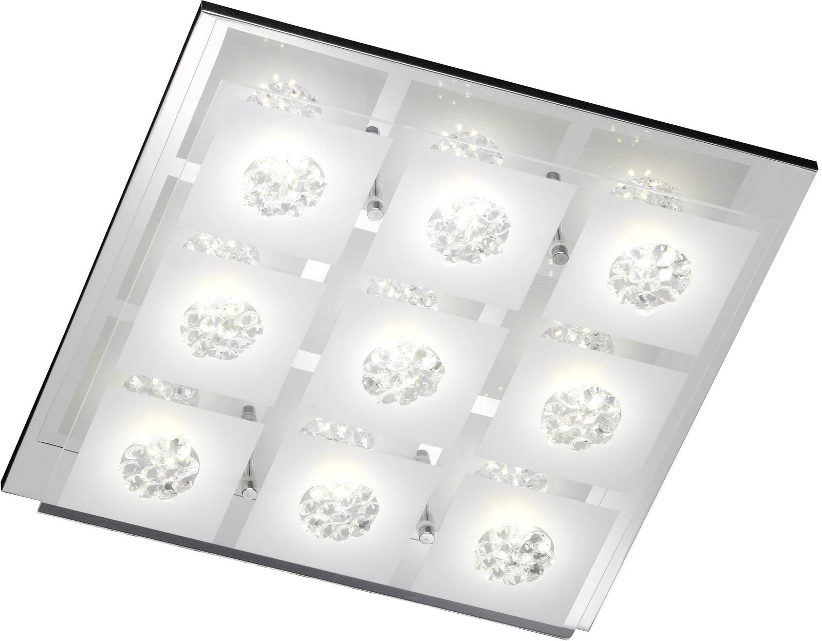 WOFI 9272.09.01.0000 Reims LED-Deckenleuchte LED LED fest eingebaut 27 W Chrom