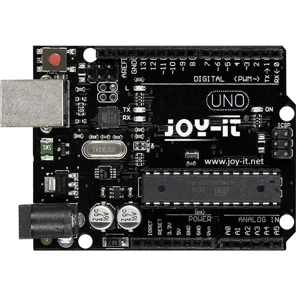 Joy-it ARD_UNO_R3DIP Kompatibles Board Arduino Uno R3 DIP ATMega328