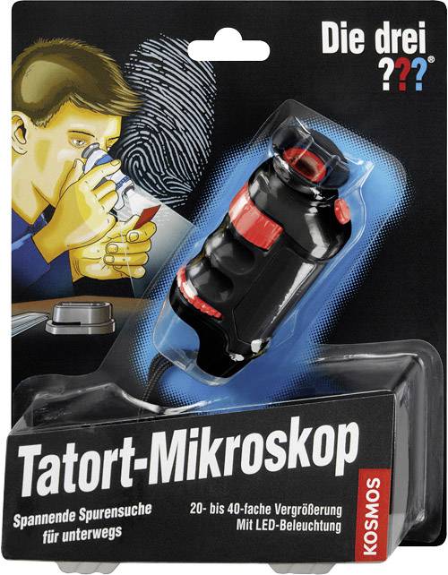 Kosmos 631178 Die drei ??? Tatort-Mikroskop Experimentier-Box ab 8 Jahre