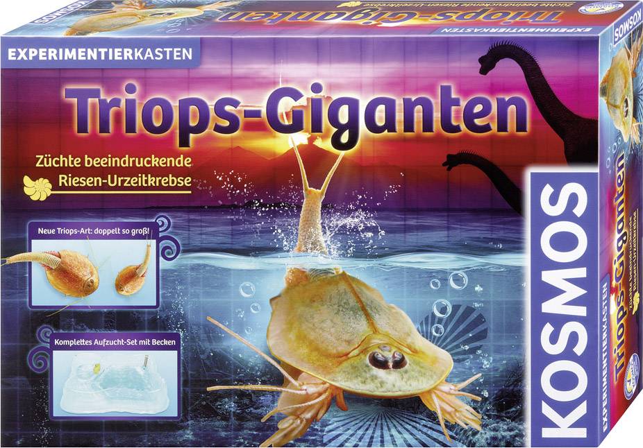 Kosmos 632564 Triops-Giganten Triops & Dinosaurier Experimentier-Set ab 9 Jahre
