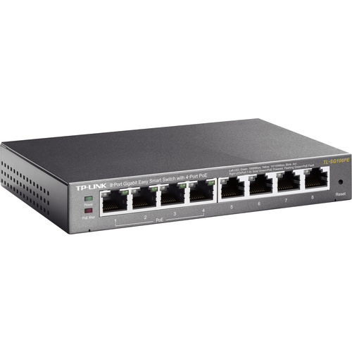 TP-LINK TL-SG108PE Netzwerk Switch 8 Port 1 GBit/s PoE-Funktion