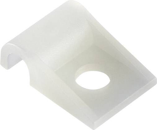 TRU Components TC-WH4203 Befestigungssockel schraubbar 1593112 Bündel-Ø-Bereich 4.40 mm (max) Natur