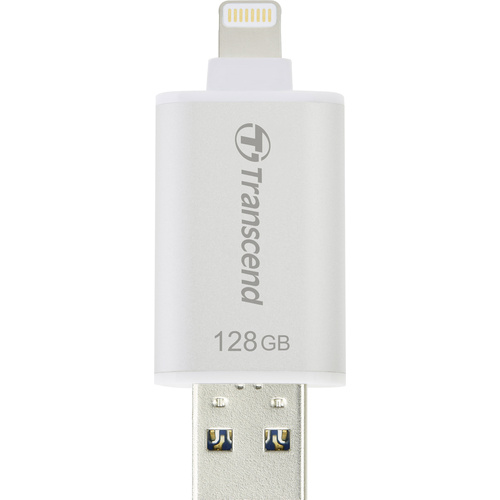 Transcend JetDrive™ Go 300 USB-Zusatzspeicher Smartphone/Tablet Silber 128GB USB 3.1, Apple Lightning