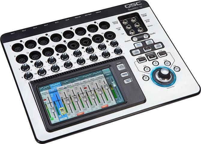 QSC TOUCHMIX 16 Digital-Mischpult Anzahl Kanäle:20 USB-Anschluss