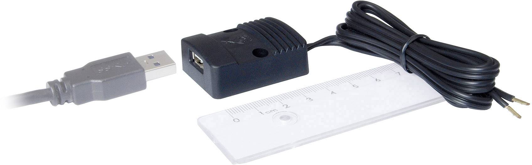 ProCar Flache Power USB Steckdose 12-24V/DC 3A Belastbarkeit Strom max.=3 A Passend für (Details) U