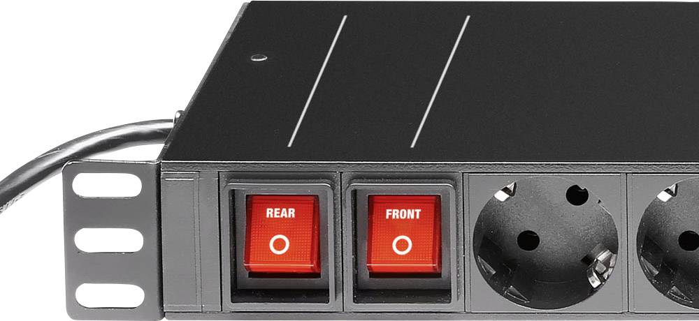 Adam Hall 874716 19 Zoll Stromverteiler 16fach 1 HE