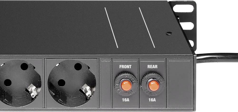 Adam Hall 874716 19 Zoll Stromverteiler 16fach 1 HE