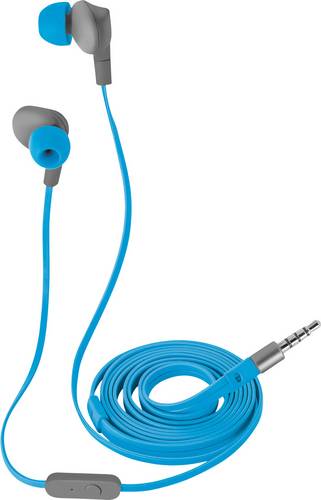 Trust Aurus Sport In Ear Kopfhörer In Ear Headset, Schweißresistent, Wasserabweisend Blau