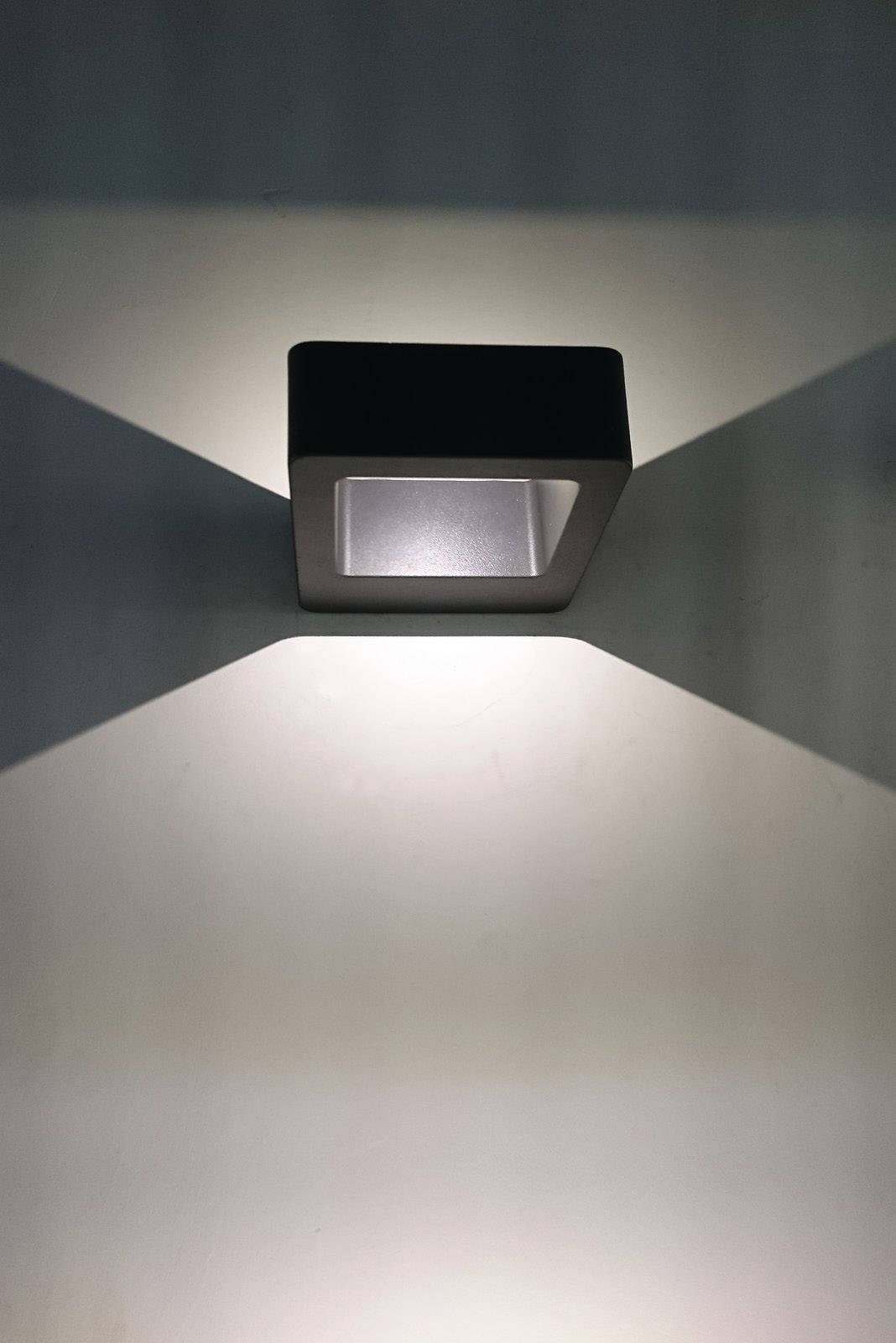 Heitronic Juna 35201 LED-Außenwandleuchte LED LED fest eingebaut 6.5W Graphit