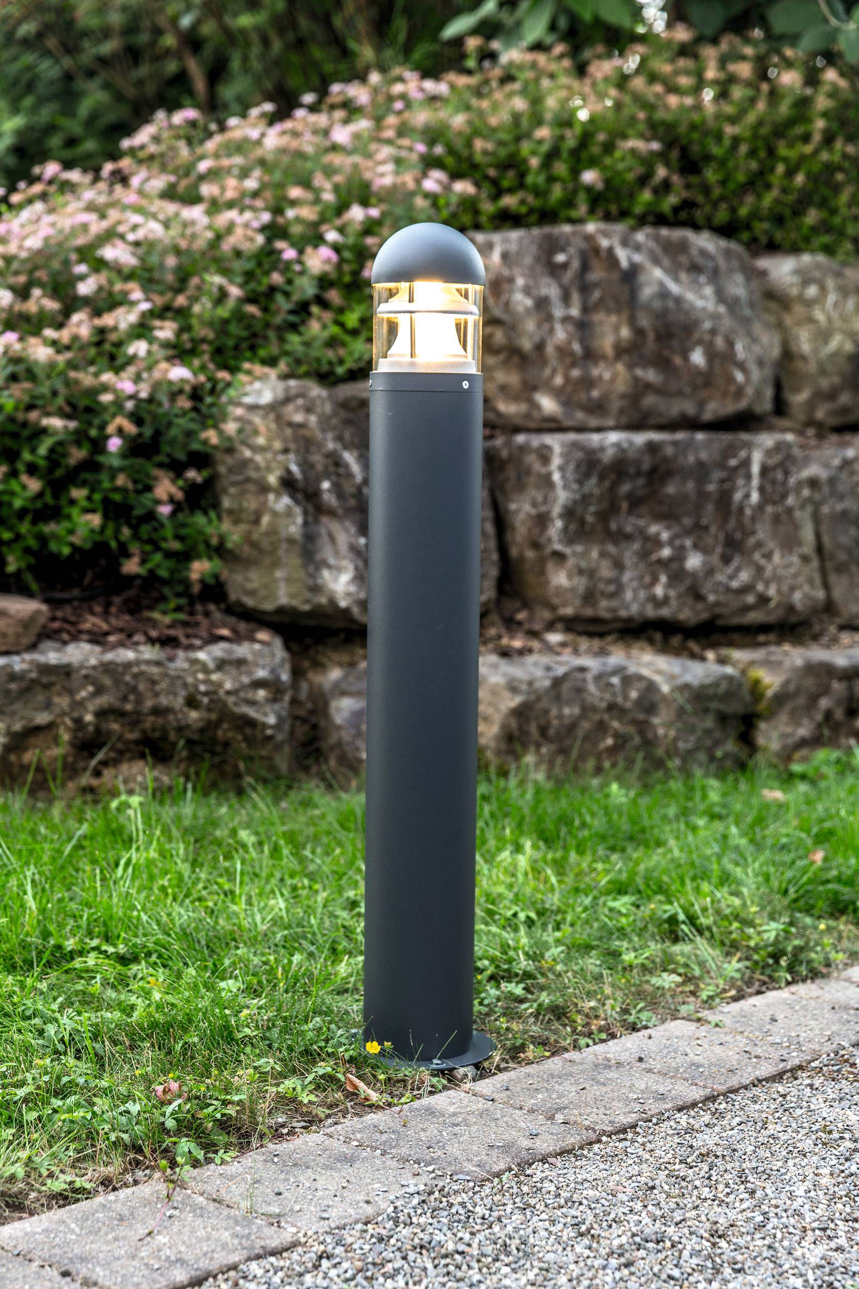 Heitronic 35992 Maris Außenstandleuchte LED E27 12W Graphit