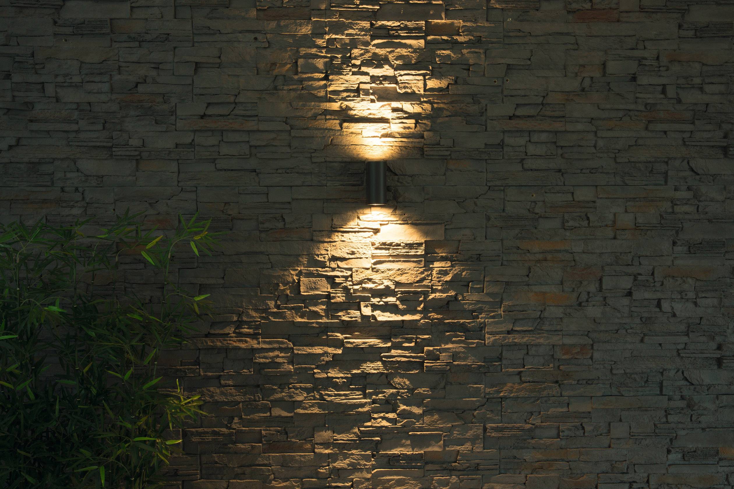 Heitronic Ambos 35376 Außenwandleuchte LED GU10 22W Graphit