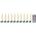 Eclairage sans fil pour arbre de Noël Polarlite PL-8388735 bougie pour l'intérieur à pile(s) Nombre de lumière 10 LED blanc chaud