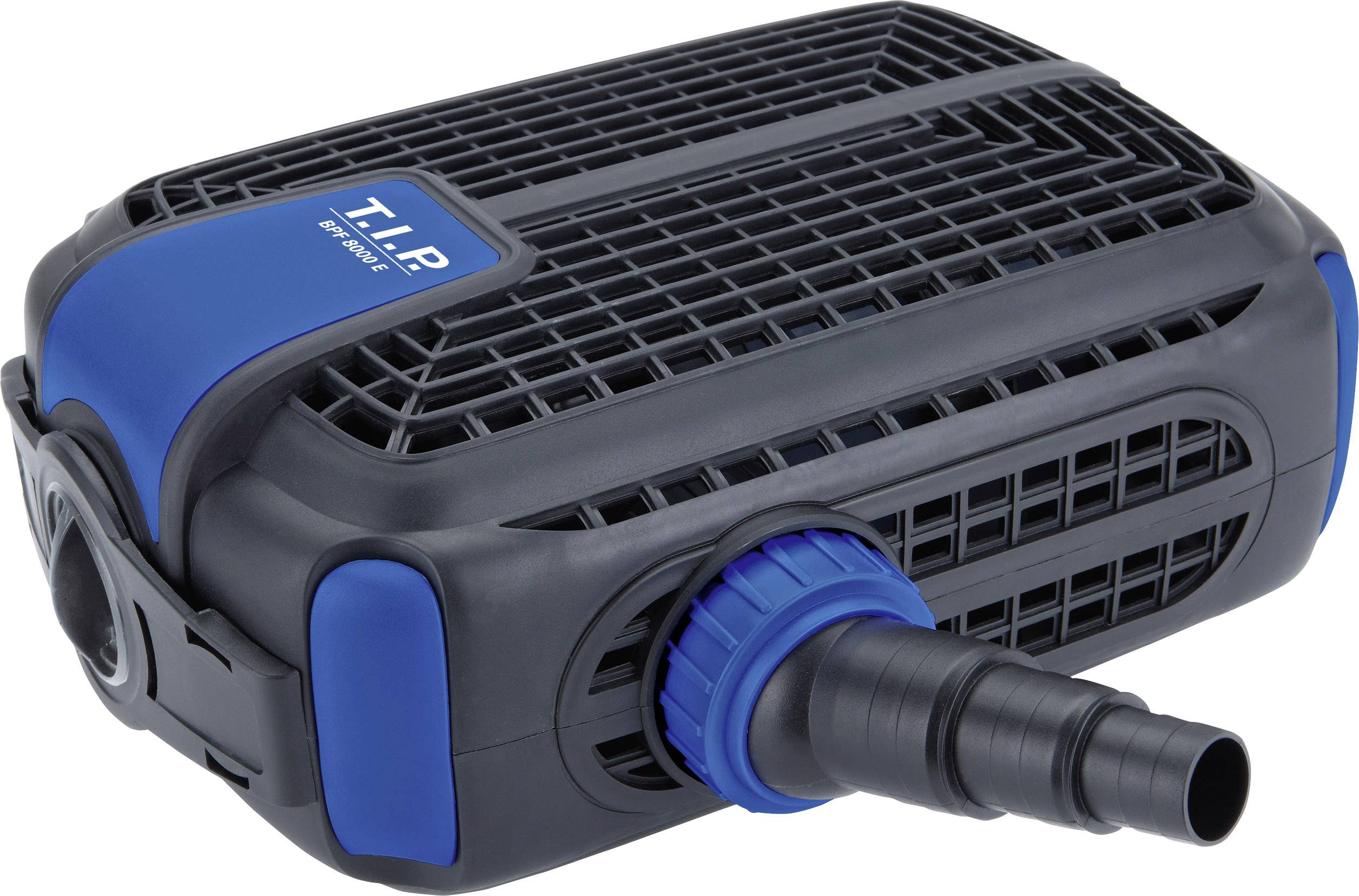 T.I.P. - Technische Industrie Produkte 30428 Bachlaufpumpe mit Filterfunktion 8000 l/h