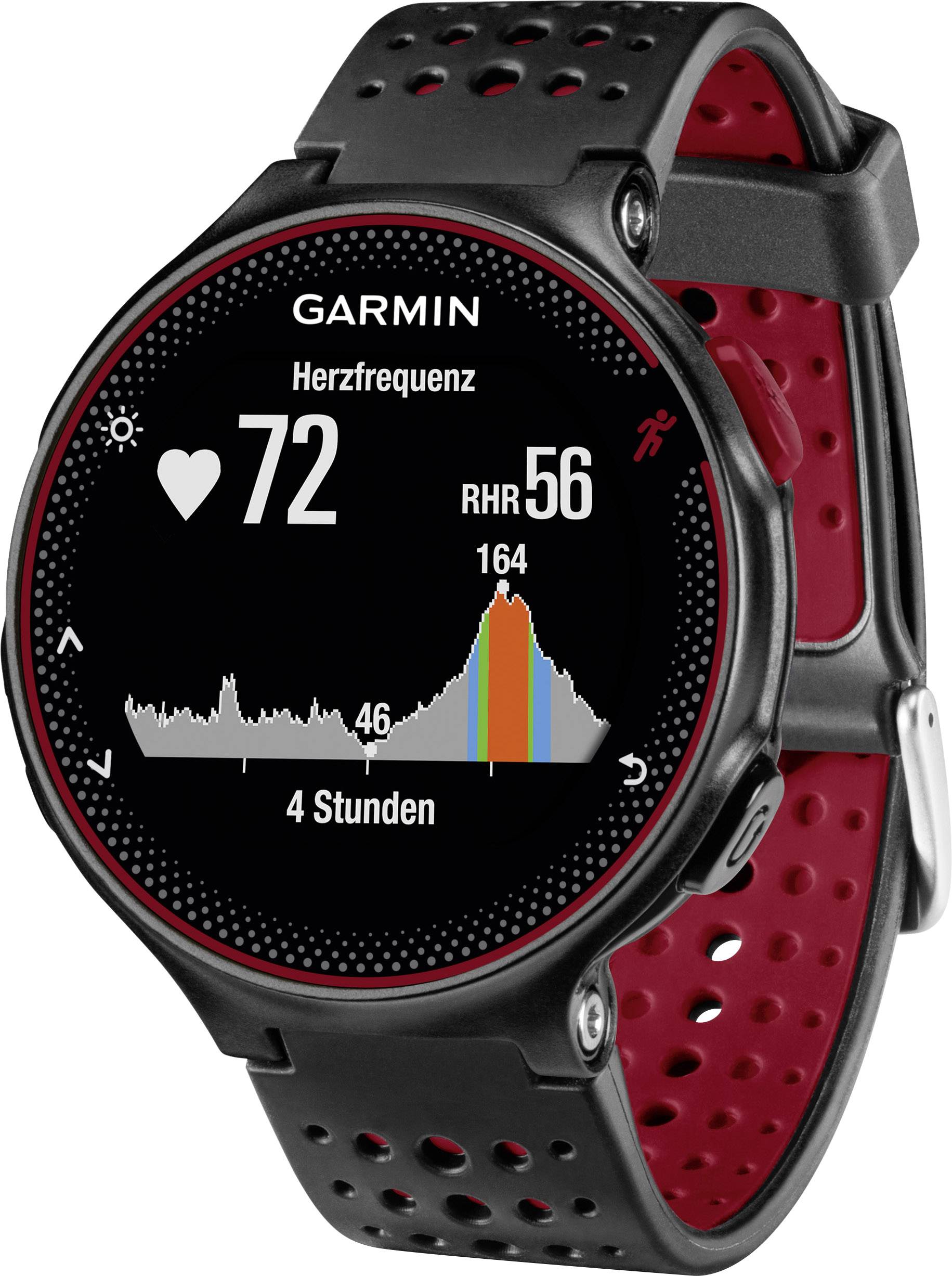 Garmin Smartwatch Uni Schwarz, Weinrot