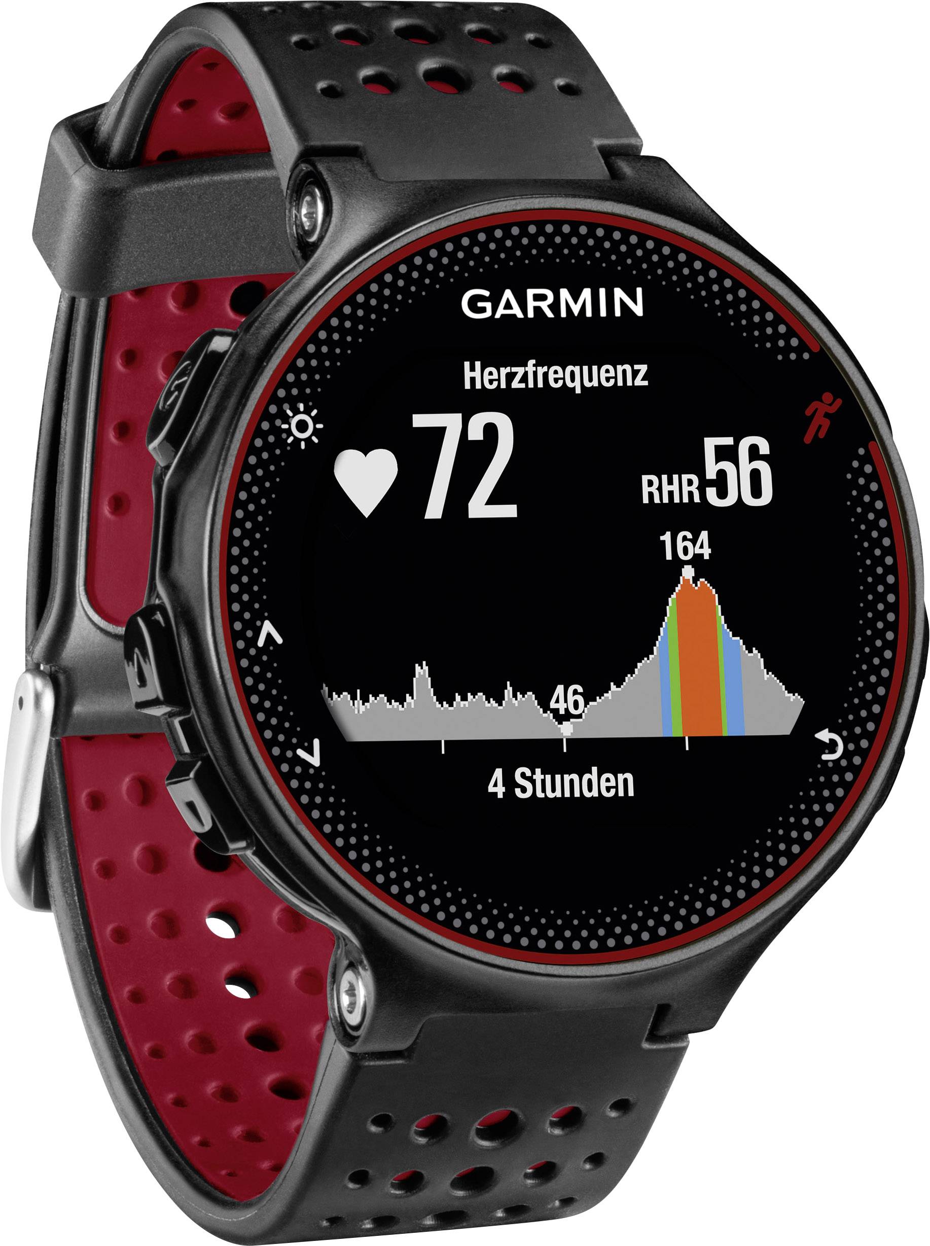 Garmin Smartwatch Uni Schwarz, Weinrot