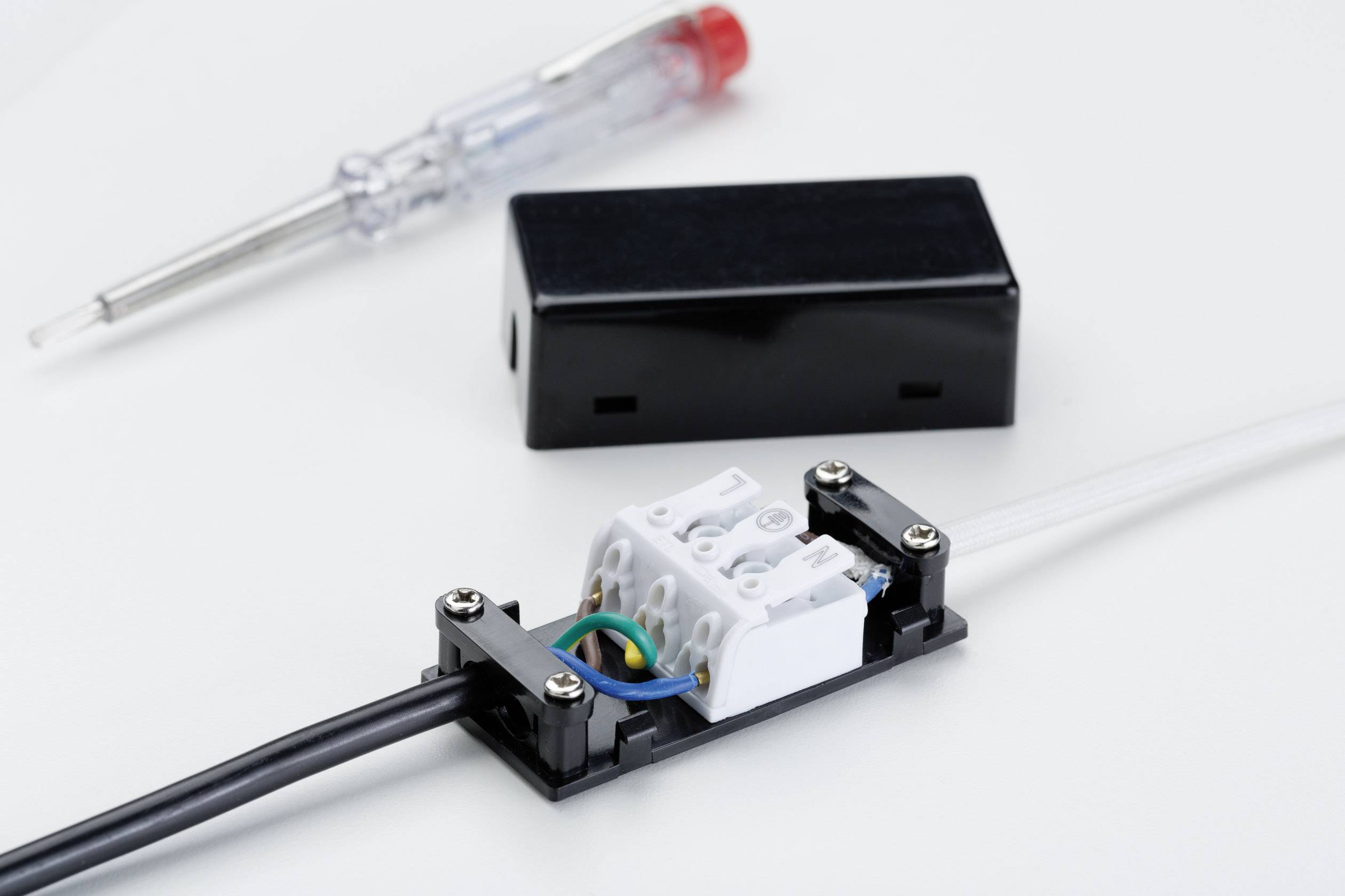 Paulmann 93810 Einbauleuchten-Anschlusset Schwarz