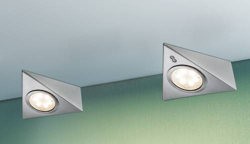 Paulmann 93572 LED-Aufbauleuchte 3er Set 8.4W Eisen (gebürstet)