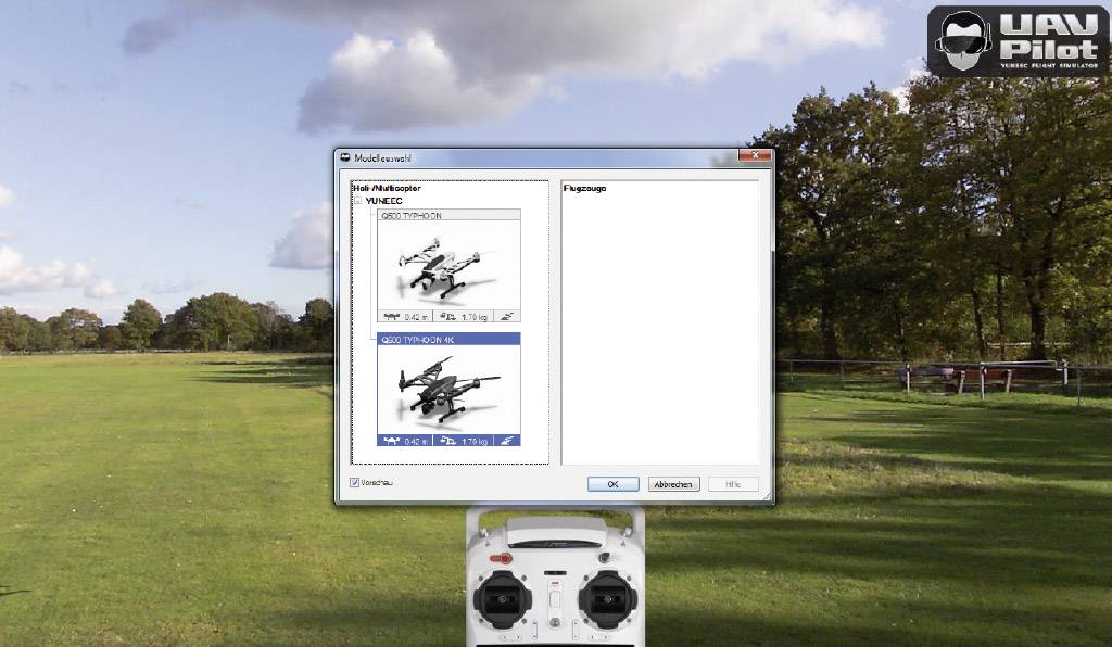 Yuneec UAV Flugsimulator USB Stick