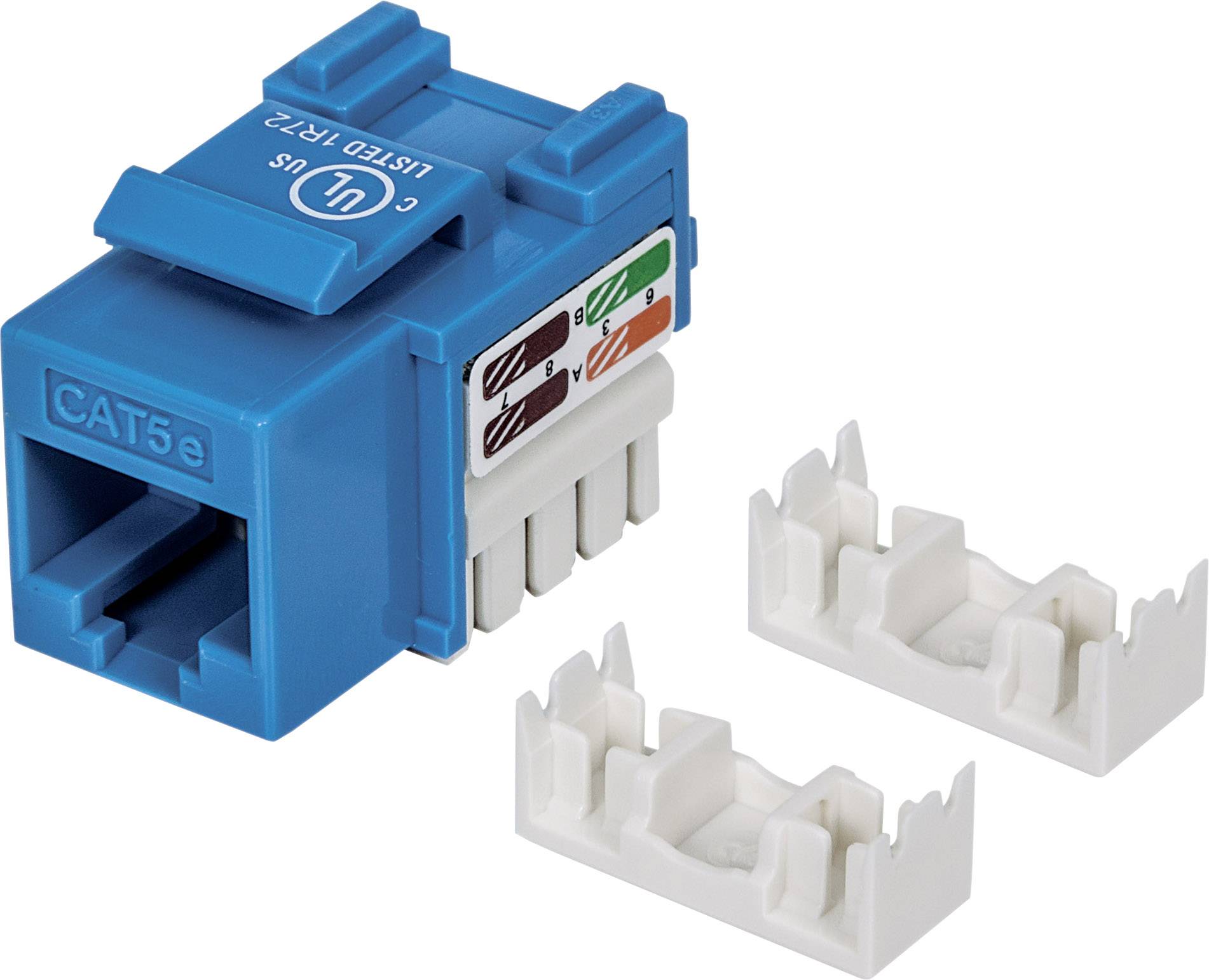 Intellinet 210546 RJ45-Einbaumodul Keystone CAT 5e 1St.