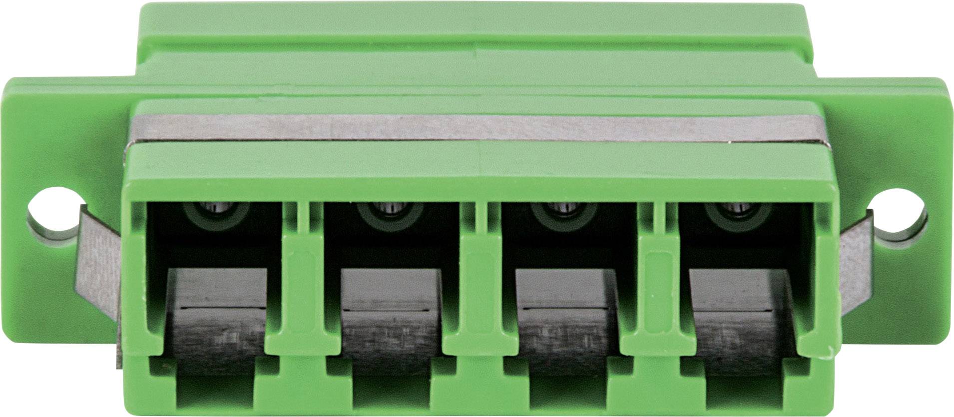 Intellinet 760591 LWL-Kupplung Grün