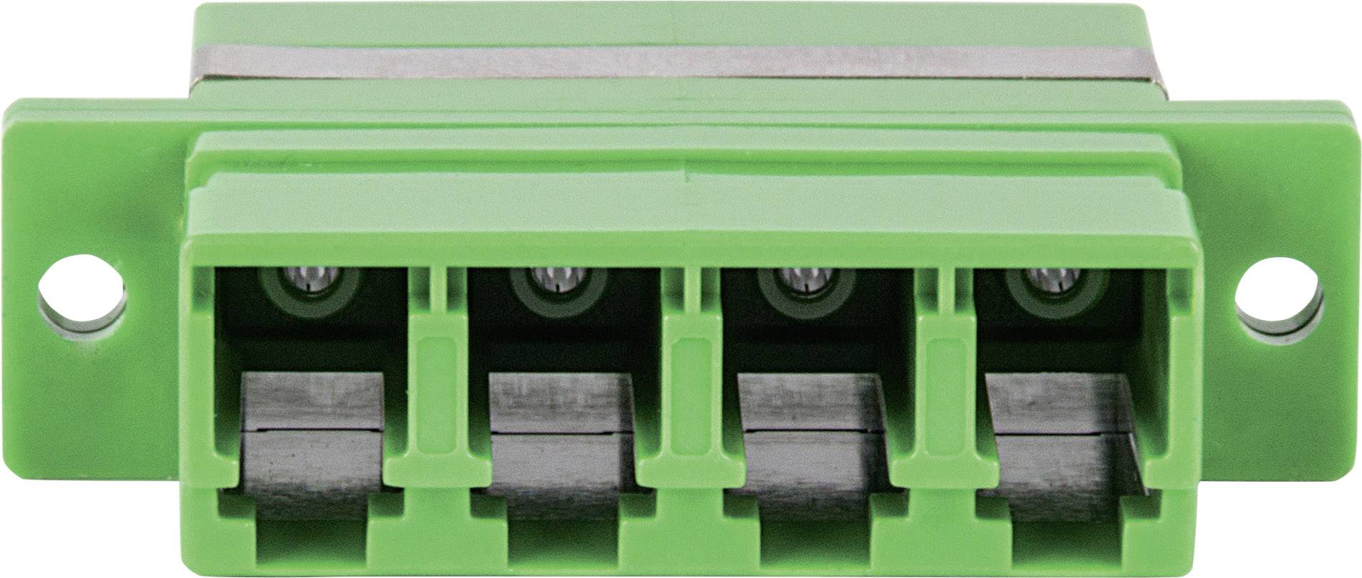 Intellinet 760591 LWL-Kupplung Grün