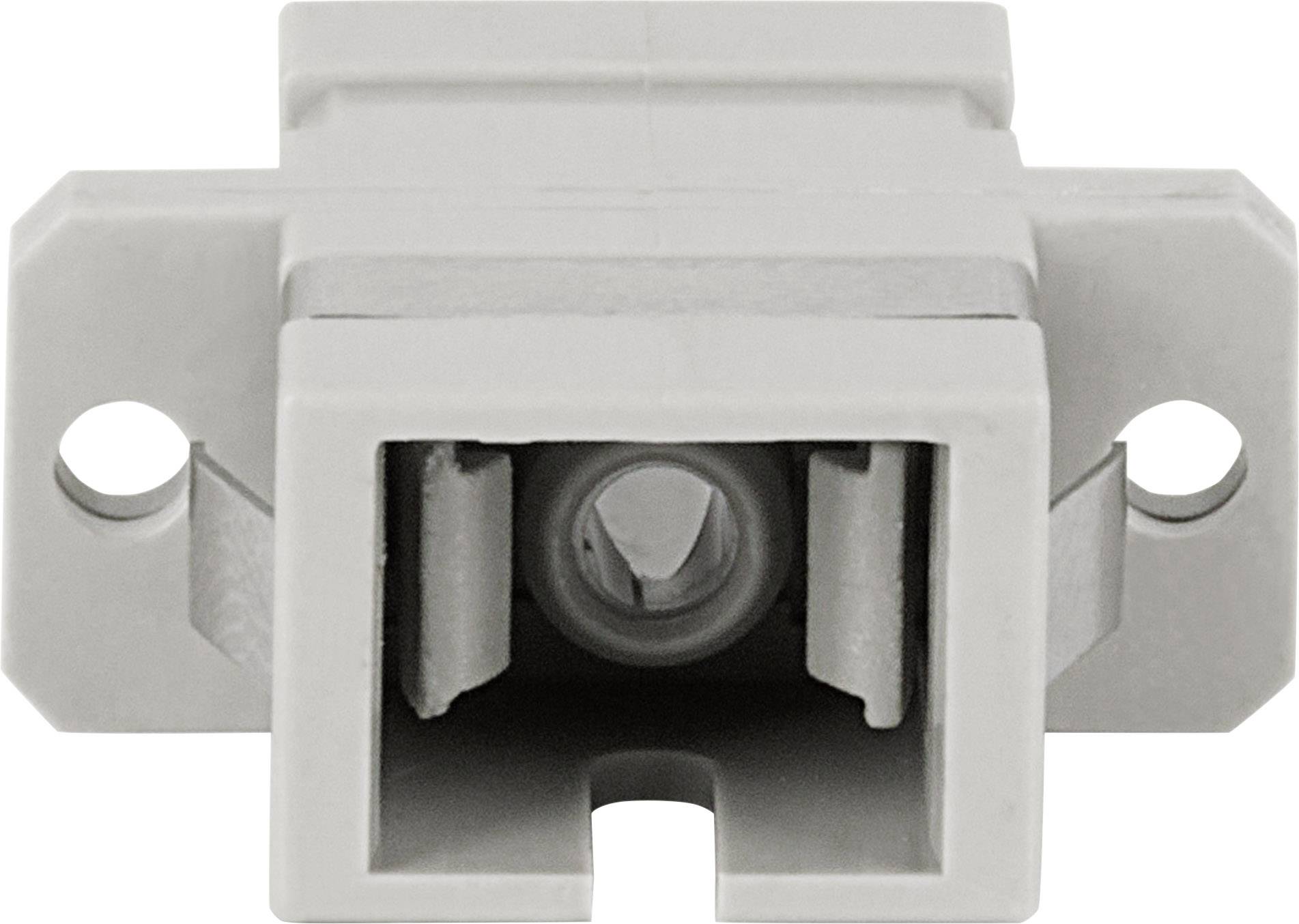 Intellinet 760614 LWL-Kupplung Beige