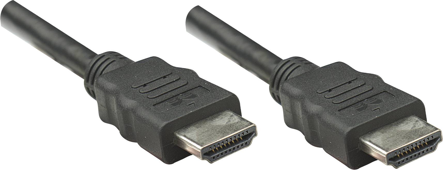 Zwei schwarze HDMI-Kabelanschlüsse, die gegenüberliegen, mit sichtbaren Metallverbindungen.